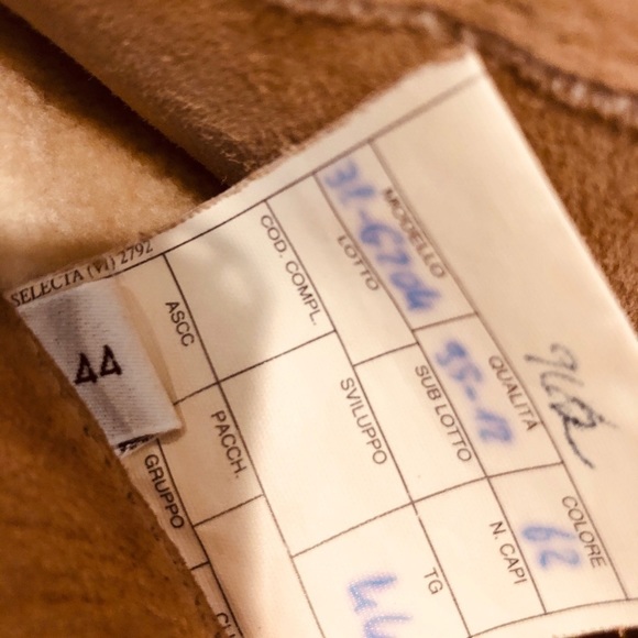 Post Card Authentic Italian Sheepskin Shearling Coat/Jacket Made in Italy. - Picture 5 of 6
